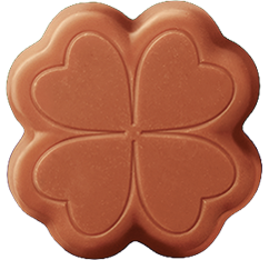 Milka Pralinen Kleblatt-Form